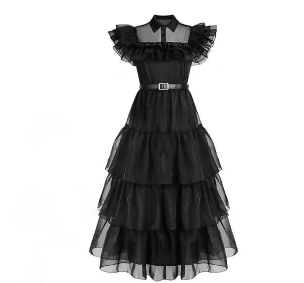 Wednesday Addams Costume for Girls | The Iconic Netflix Series Dress