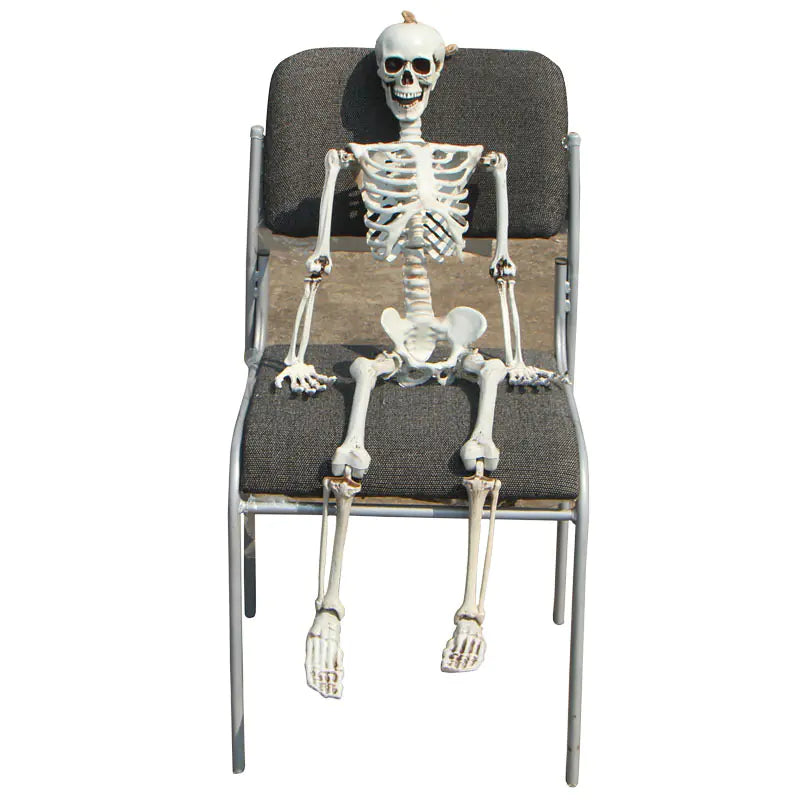 Realistic Halloween Skeleton Prop — 40×12 cm Mini Bone Model