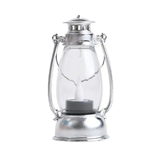 Retro LED Lantern Light — Portable Candle-Style Lamp | Halloween Décor