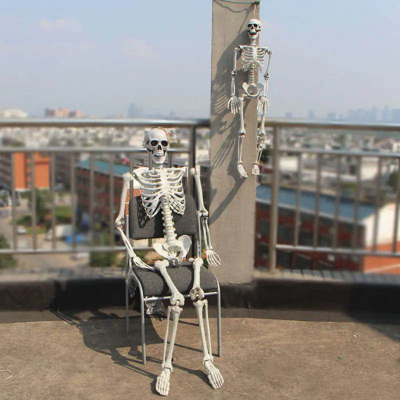 Realistic Halloween Skeleton Prop — 40×12 cm Mini Bone Model