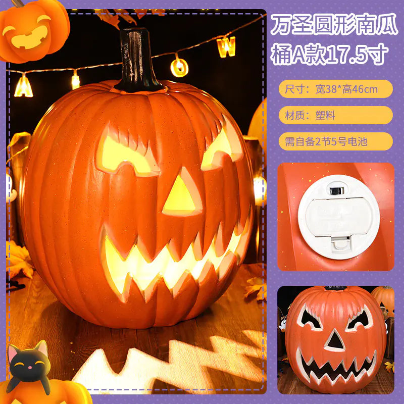 LED Pumpkin Lantern Decorations — 16 Variations for Schools, Bars & Parties