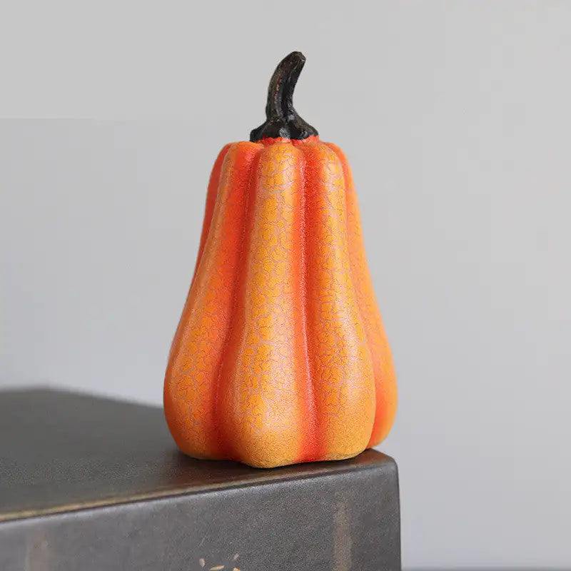 LED Pumpkin Lantern – Luminous Resin Halloween Candle Lamp