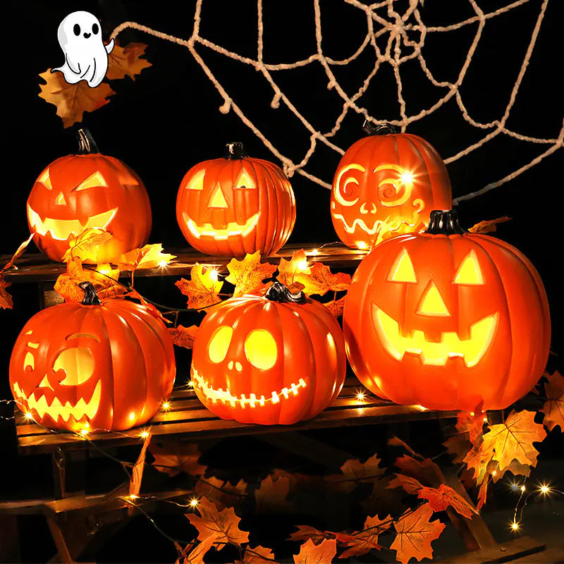 LED Pumpkin Lantern Decorations — 16 Variations for Schools, Bars & Parties