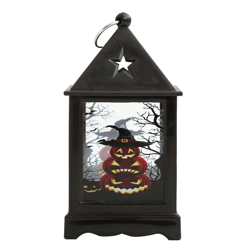 Creative LED Pumpkin Lantern Night Light for Kids — Witch/Crow/Pumpkin/Owl