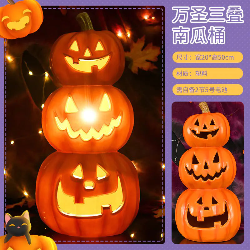 LED Pumpkin Lantern Decorations — 16 Variations for Schools, Bars & Parties