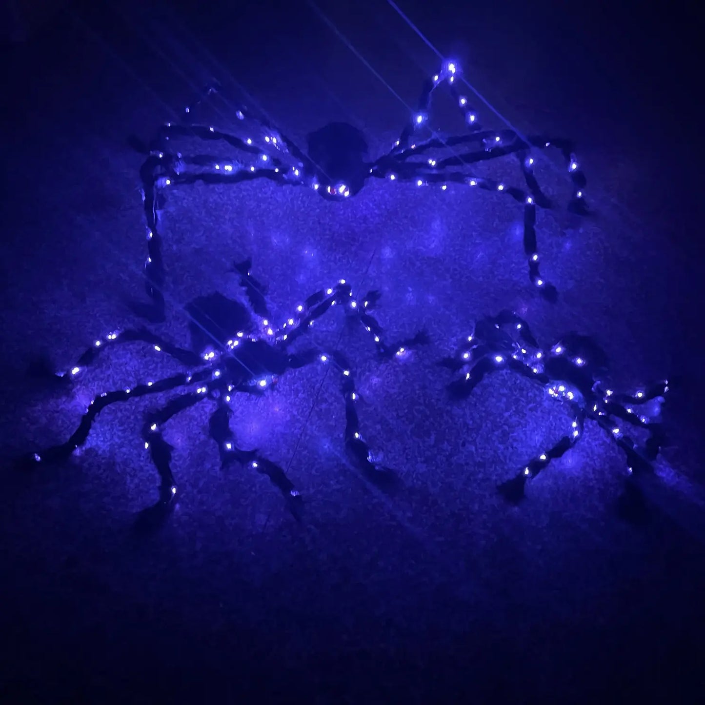 LED Luminous Halloween Spider Prop | Light-Up Spooky Decor