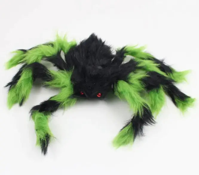Giant Plush Spider & Web Set: The Ultimate Halloween Decor