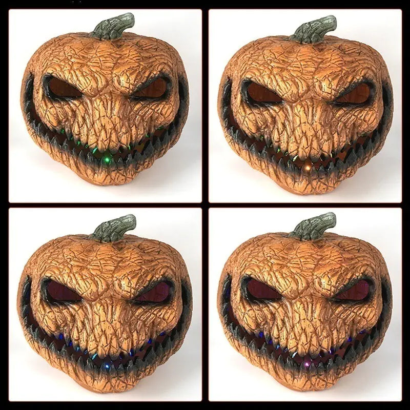Weird Pumpkin Lantern — Quirky PVC Pumpkin Décor (30×34×25 cm)