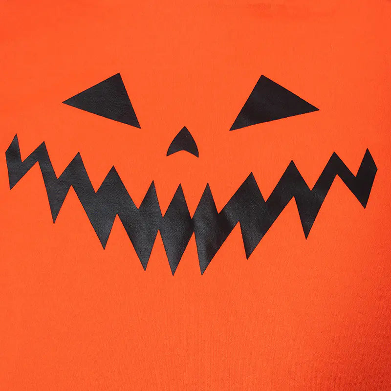 Pumpkin Print Hooded Dress: Your Go-To Halloween Outfit