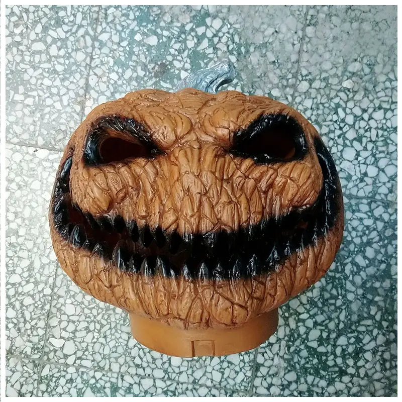 Weird Pumpkin Lantern — Quirky PVC Pumpkin Décor (30×34×25 cm)