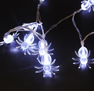 LED Pumpkin Lantern String Lights for Halloween Decor (1.2m, 10 Designs)
