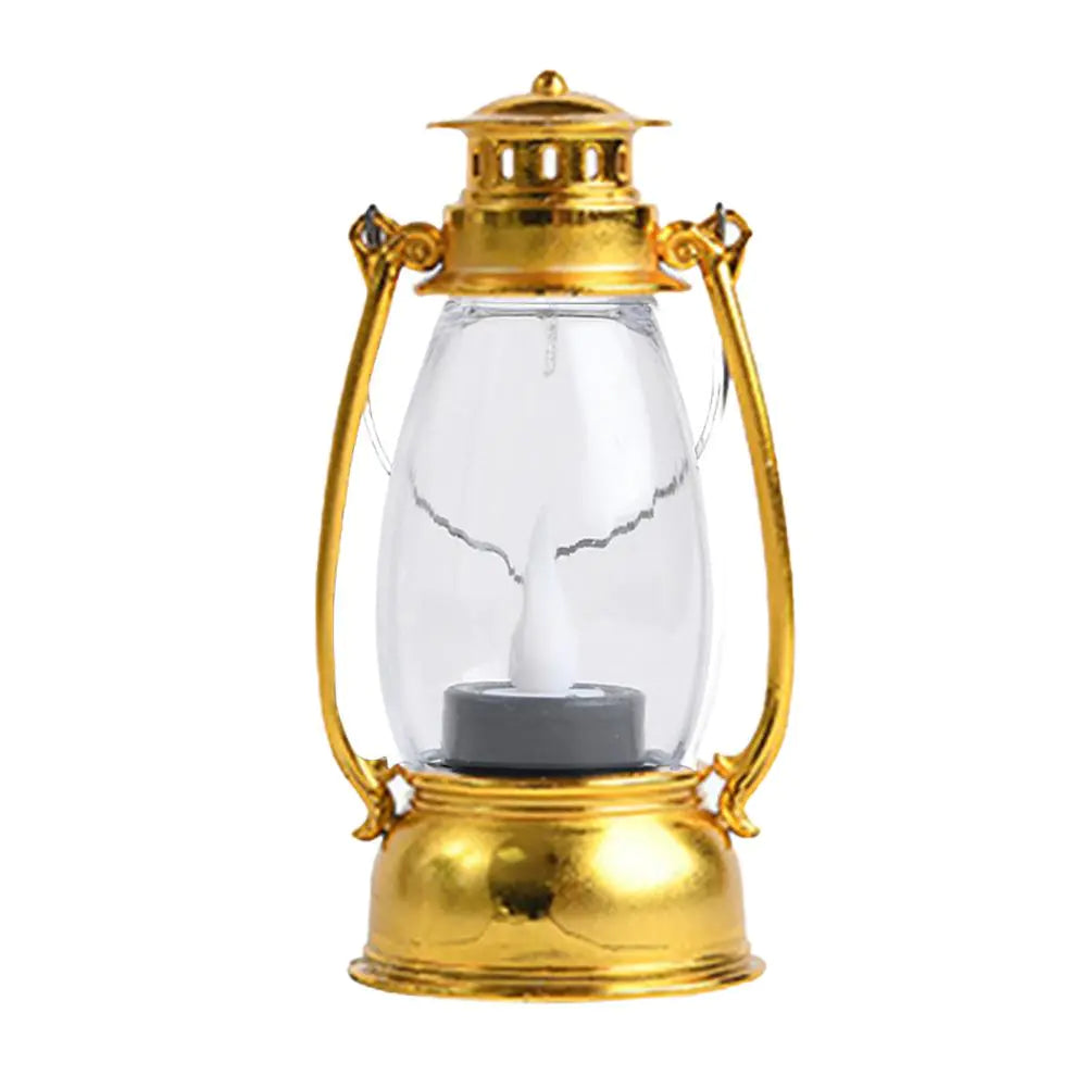 Retro LED Lantern Light — Portable Candle-Style Lamp | Halloween Décor