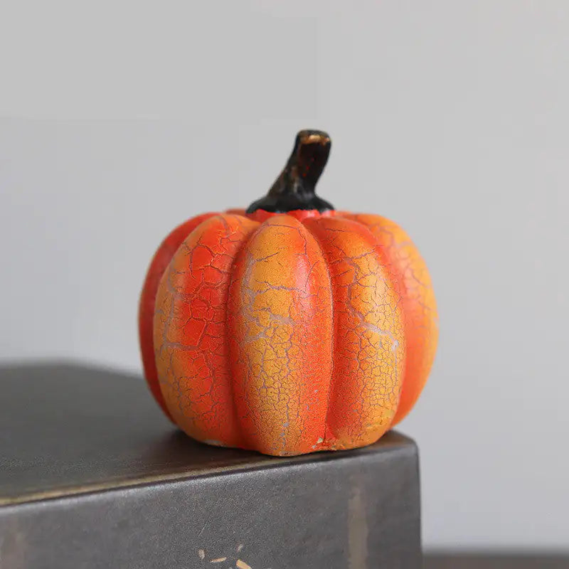 LED Pumpkin Lantern – Luminous Resin Halloween Candle Lamp
