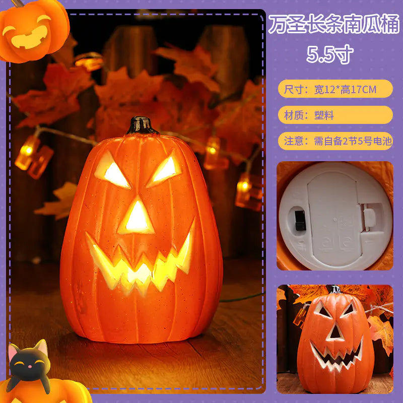 LED Pumpkin Lantern Decorations — 16 Variations for Schools, Bars & Parties