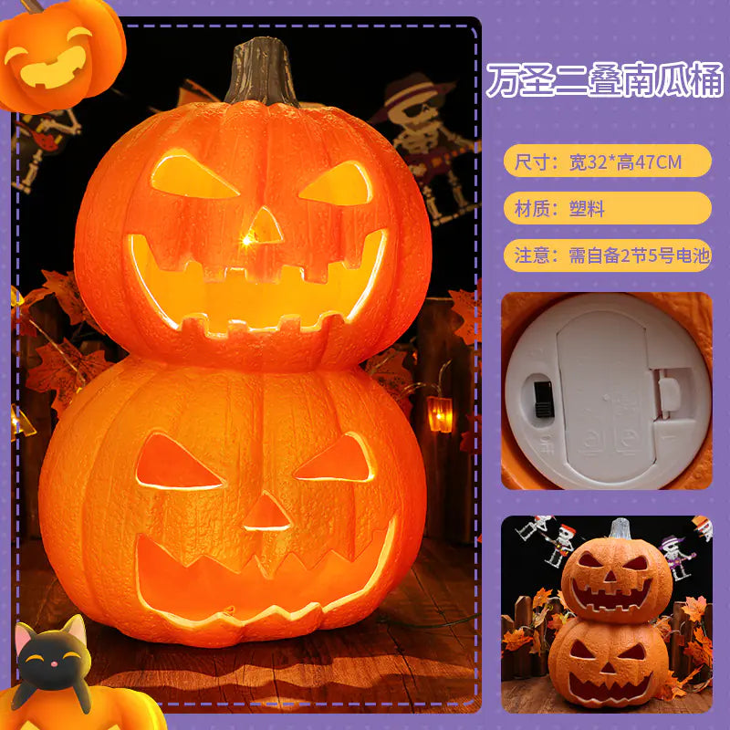 LED Pumpkin Lantern Decorations — 16 Variations for Schools, Bars & Parties