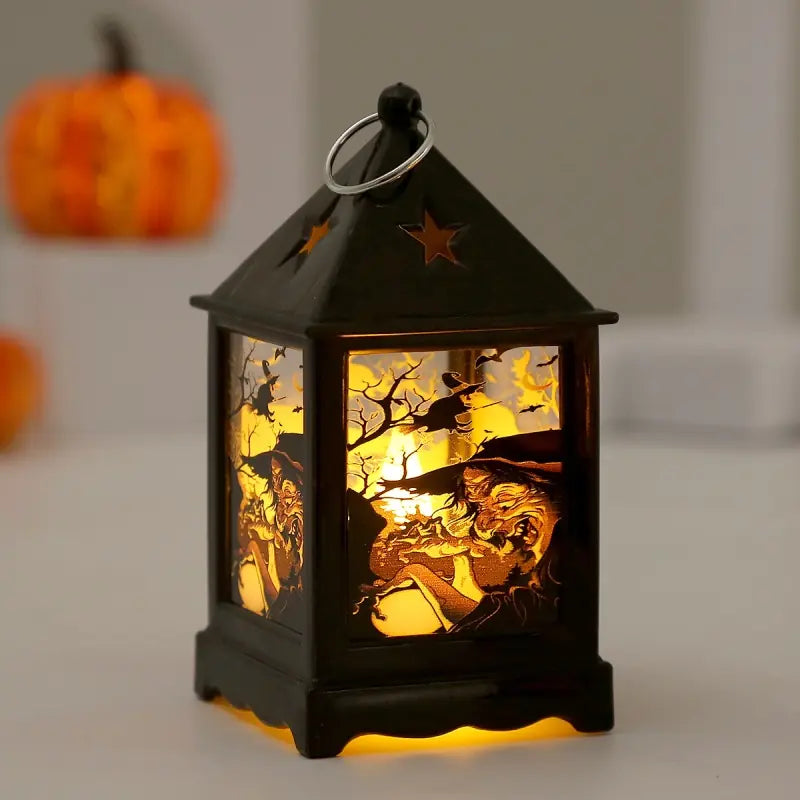 Creative LED Pumpkin Lantern Night Light for Kids — Witch/Crow/Pumpkin/Owl