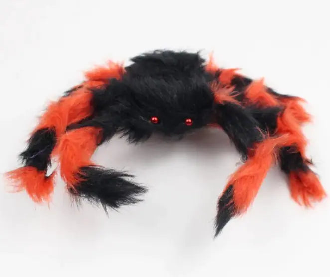 Giant Plush Spider & Web Set: The Ultimate Halloween Decor